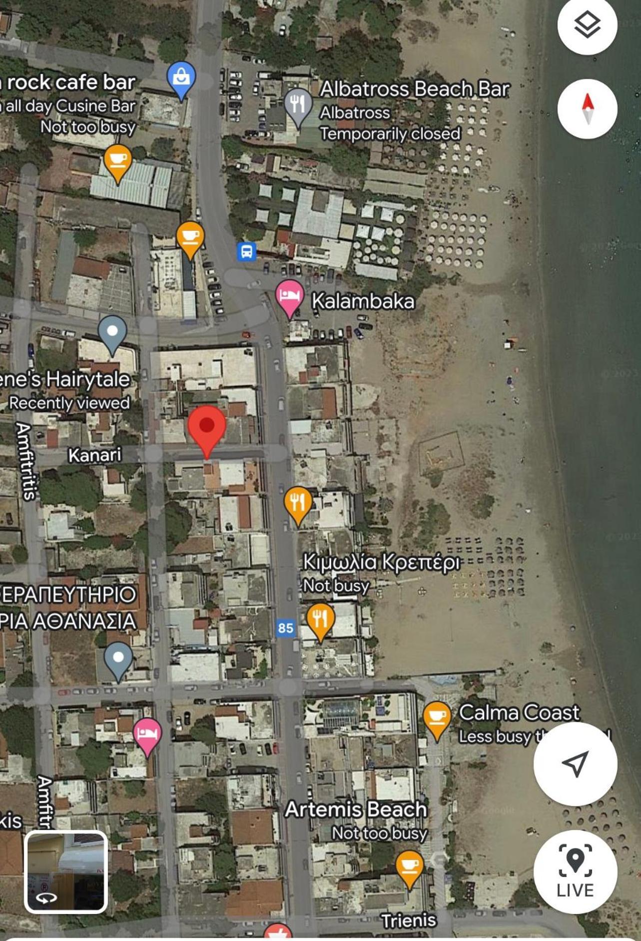 Blue Air Apartment 1Minute From Sea, 15 Min From The Airport Artemis City Center Esterno foto